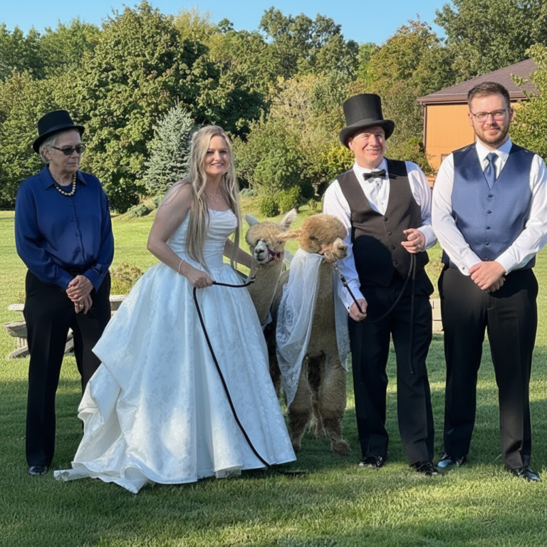 Wedding Cow & Wedding Alpacas – Pure Passions Farm