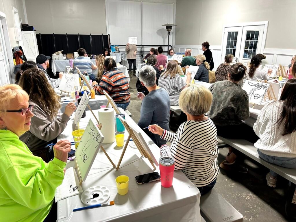 Paint and Sip on Pure Passions Farm